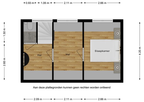 Floorplan - Lange Heerenstraat 61, 4507 KR Schoondijke